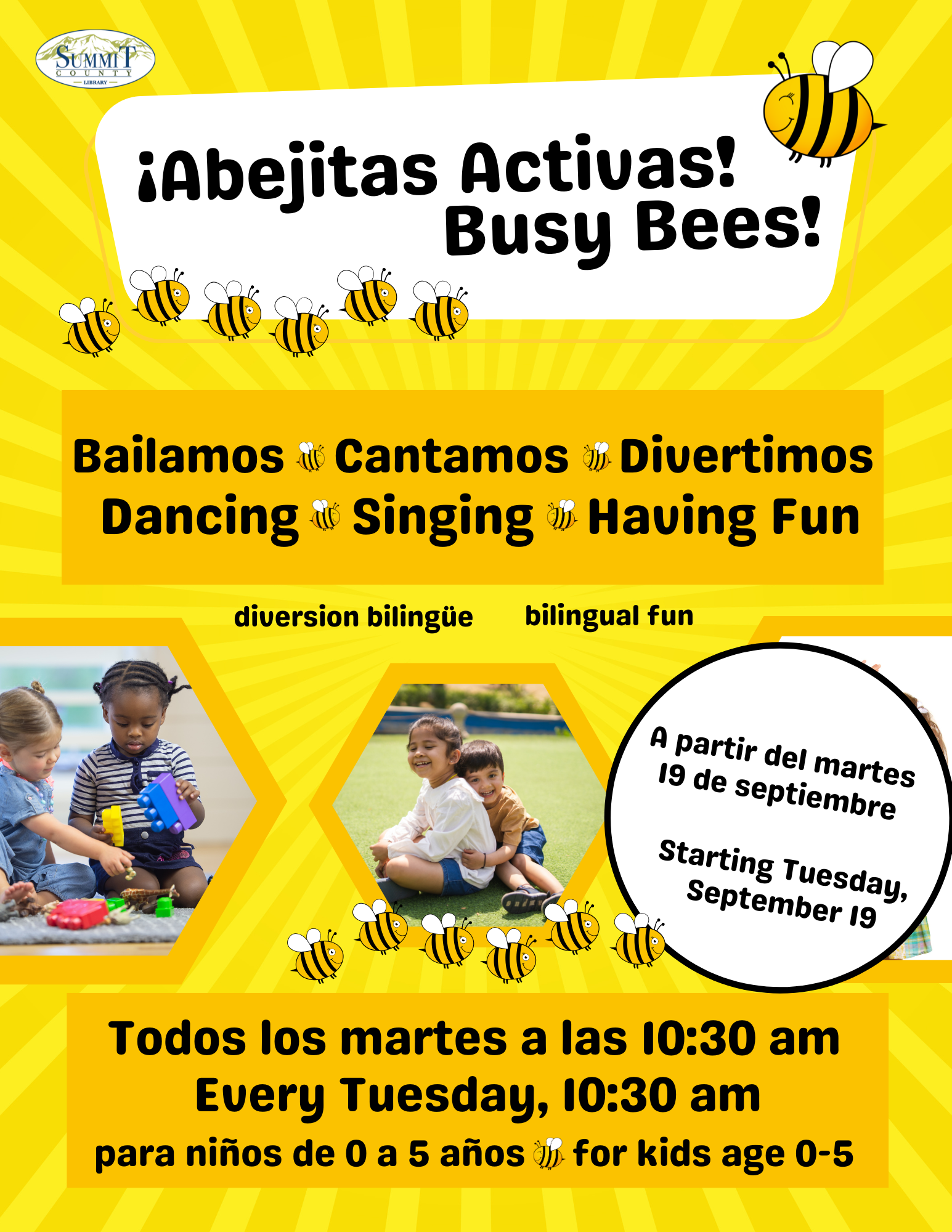 Abejitas Activas / Busy Bees at the Kimball Junction Branch
