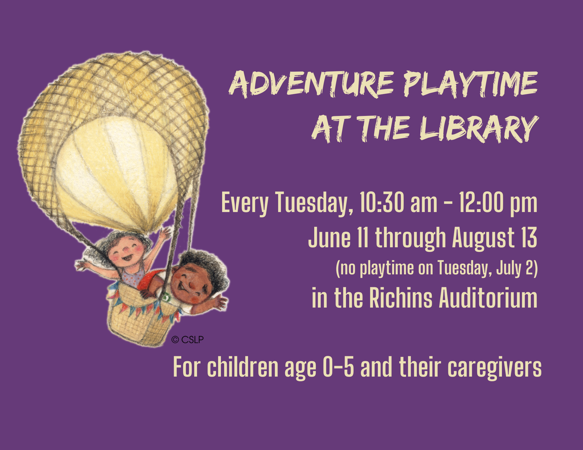 Adventure Playtime at the Kimball Junction Branch