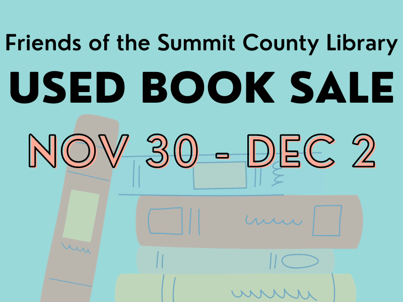 FOL Used Book Sale Nov. 30 - Dec. 2
