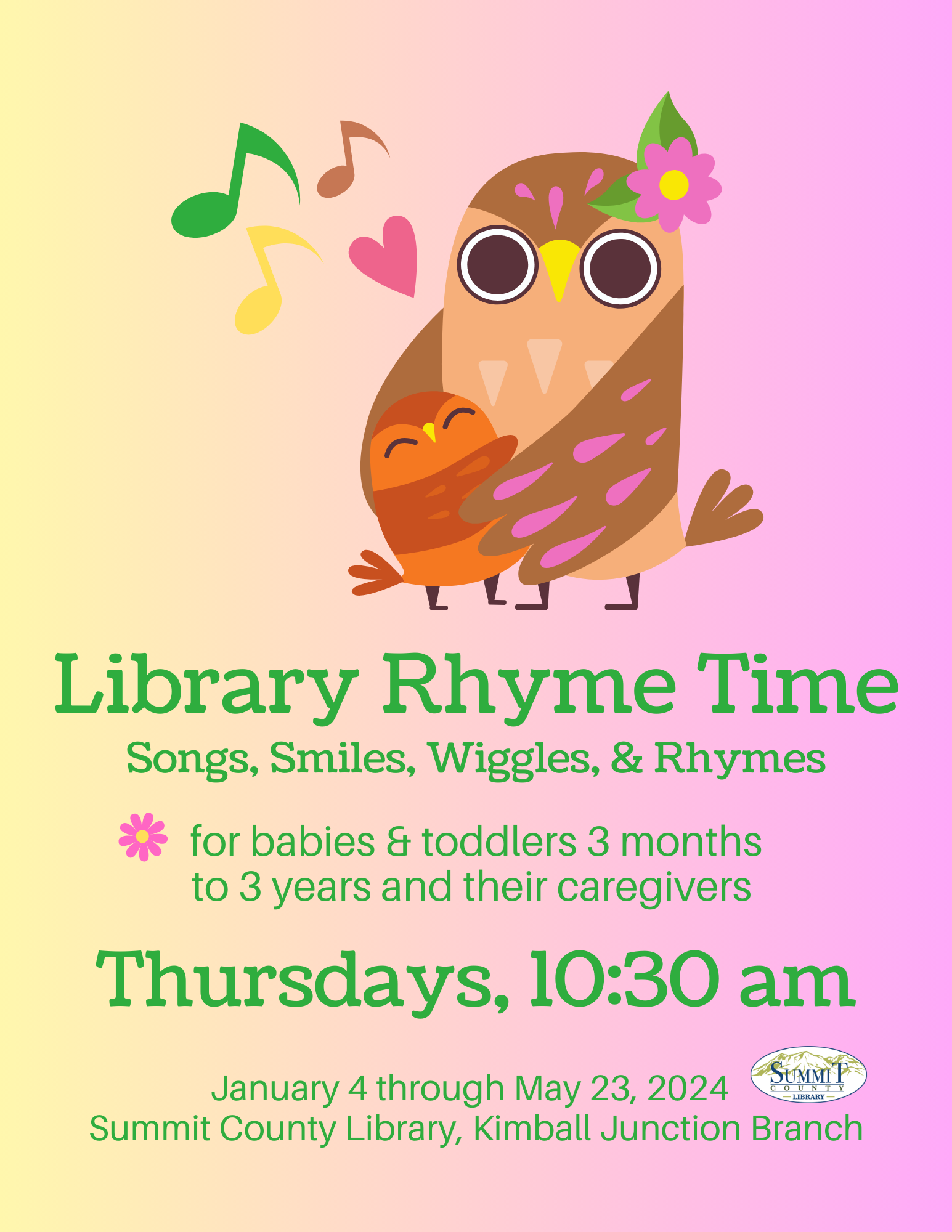 Library Rhyme Time at Kimball Junction
