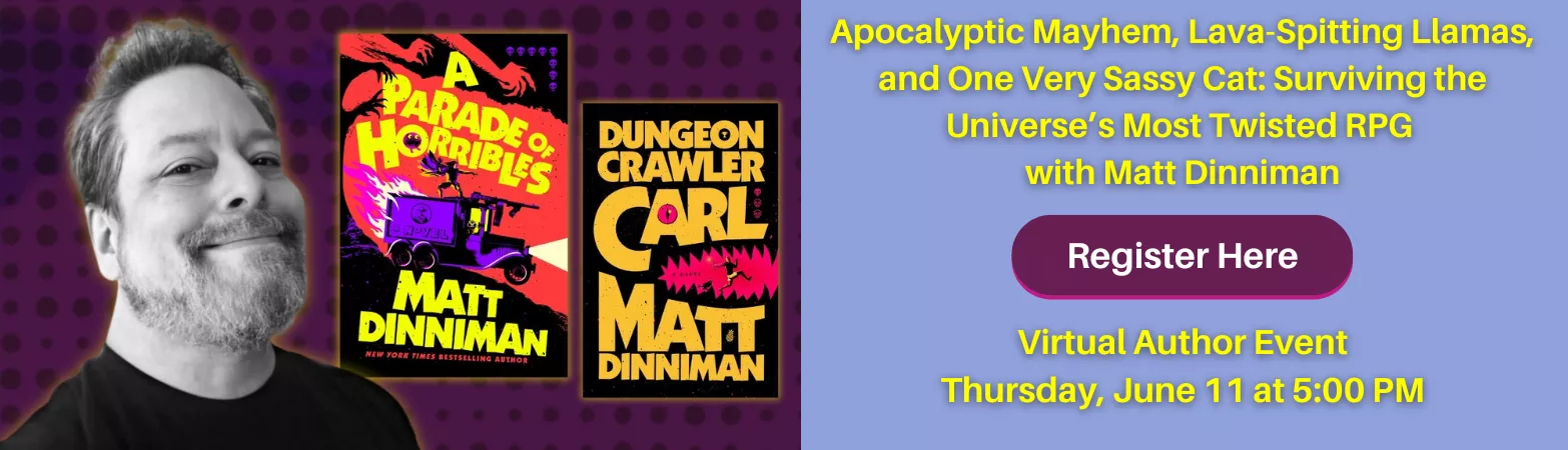 Matt Dinniman Virtual Author Event
