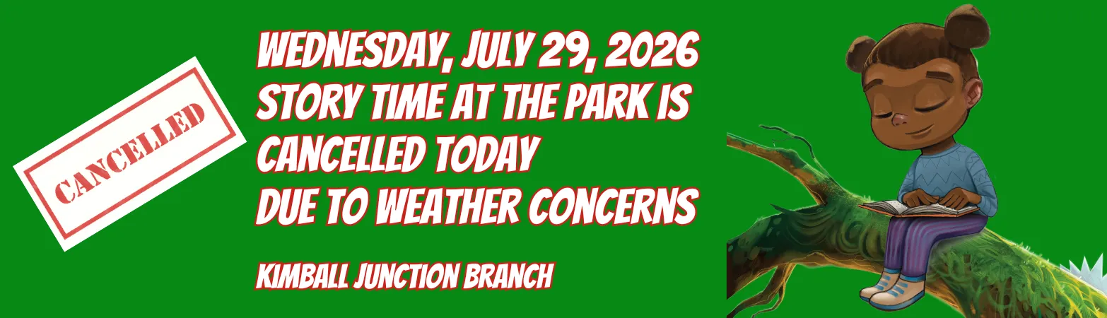 Canceled - Story Time at the Park