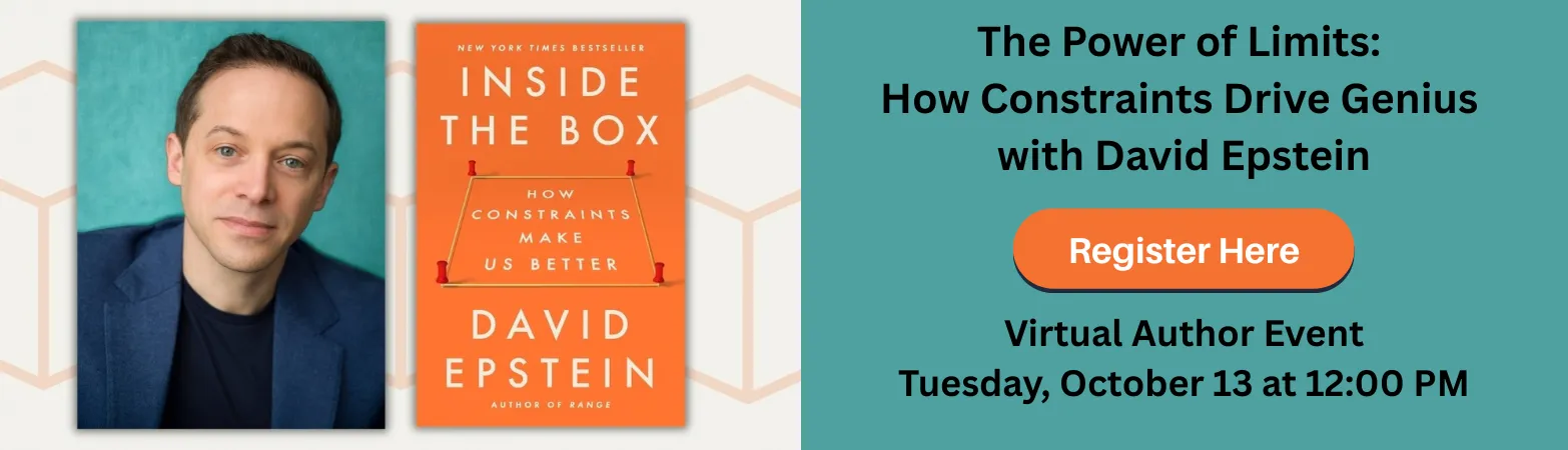 David Epstein Virtual Author Event
