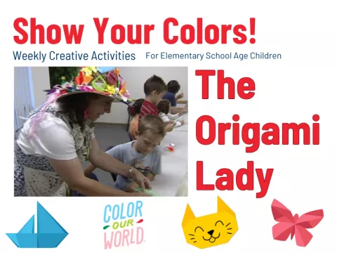 The Origami Lady at Kamas