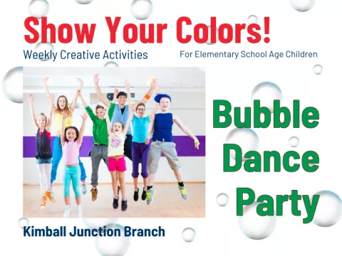 Kimball Junction Bubble Dance Party!