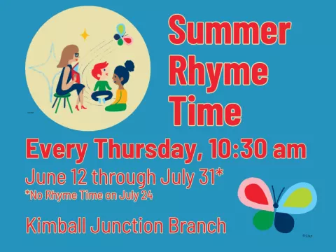 Summer Rhyme Time at the Kimball Junction Branch