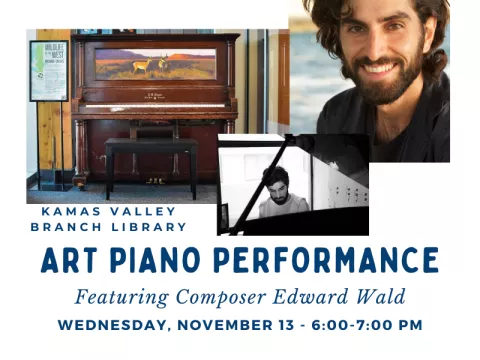 Art Piano Performance with Composer Edward Wald