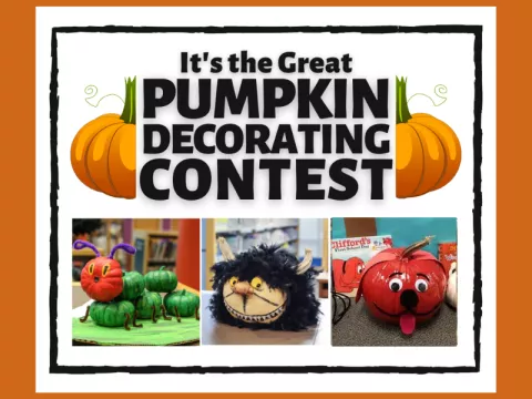 It's the Great Pumpkin Decorating Contest!