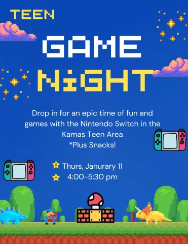 Teen: Game Night at Kamas!
