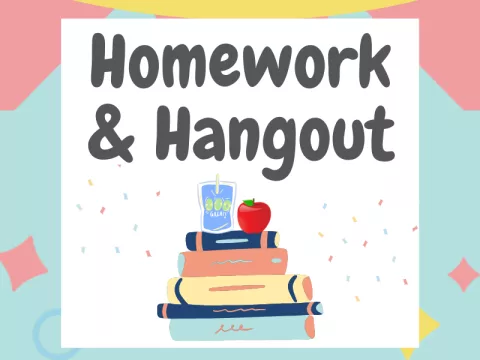 Teen Homework and Hangout at the Library!