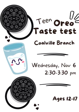 Teen Oreo Taste Test Challenge at Coalville